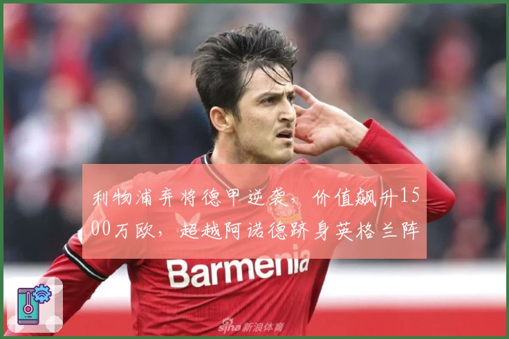 利物浦弃将德甲逆袭，价值飙升1500万欧，超越阿诺德跻身英格兰阵容